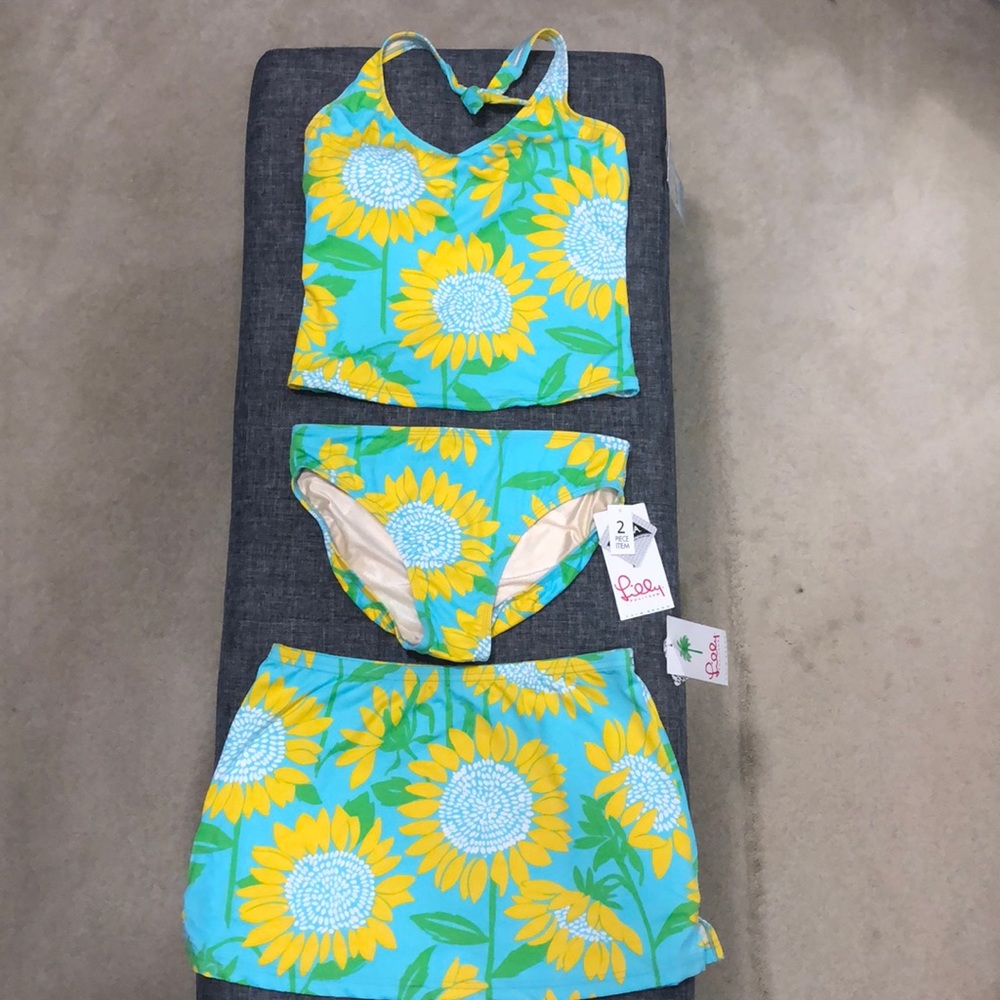NWT Lilly Pulitzer 3-piece tankini set size 4